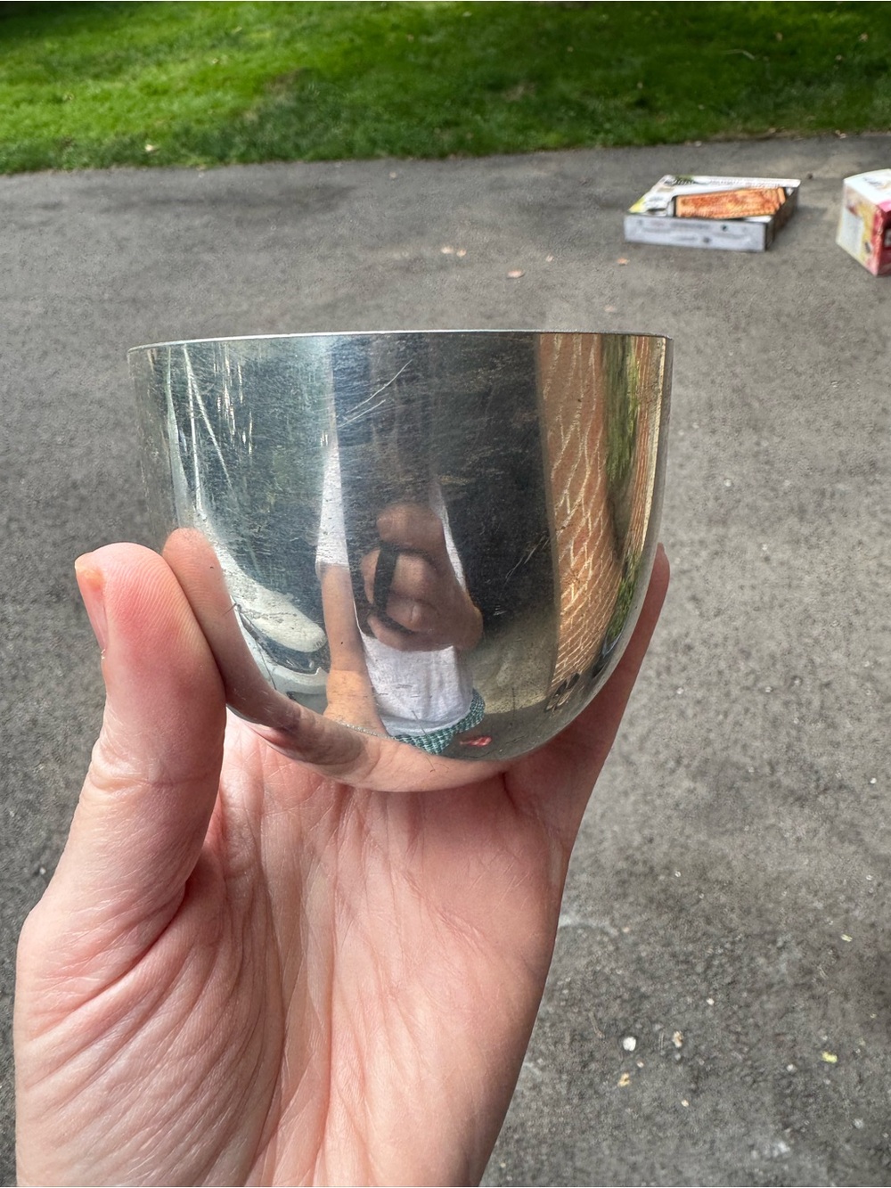 Stieff Pewter Jefferson Cup P50 AIG Marked Pewter Cup Collectible, Vintage